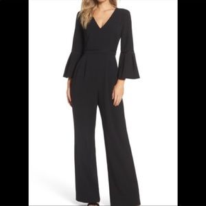 Eliza J navy round neck jumpsuit NWT size 6
